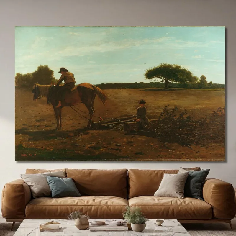 Die Bürstenegge Frühlingszeit Winslow Homer