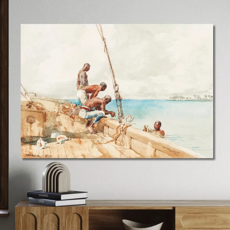 I Subacquei Di Conchiglie Winslow Homer