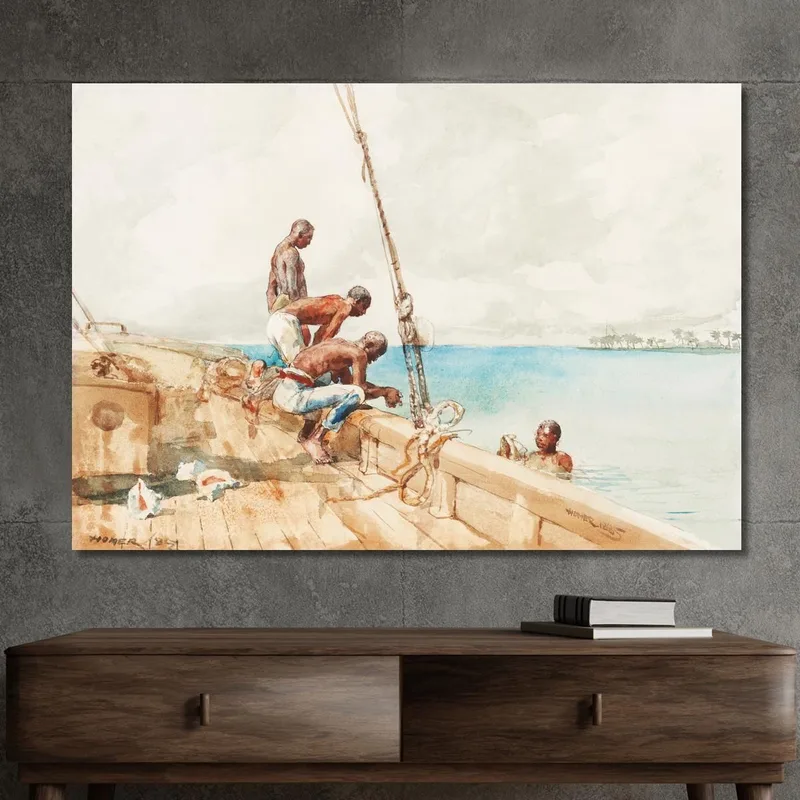 I Subacquei Di Conchiglie Winslow Homer