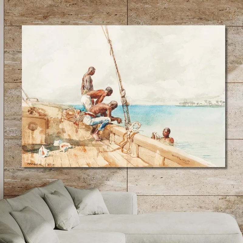 I Subacquei Di Conchiglie Winslow Homer