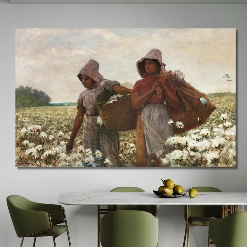 I Raccoglitori Di Cotone Winslow Homer quadro stampa su tela