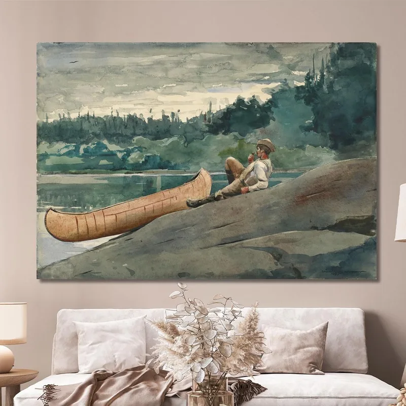 La Guida Winslow Homer quadro stampa su tela