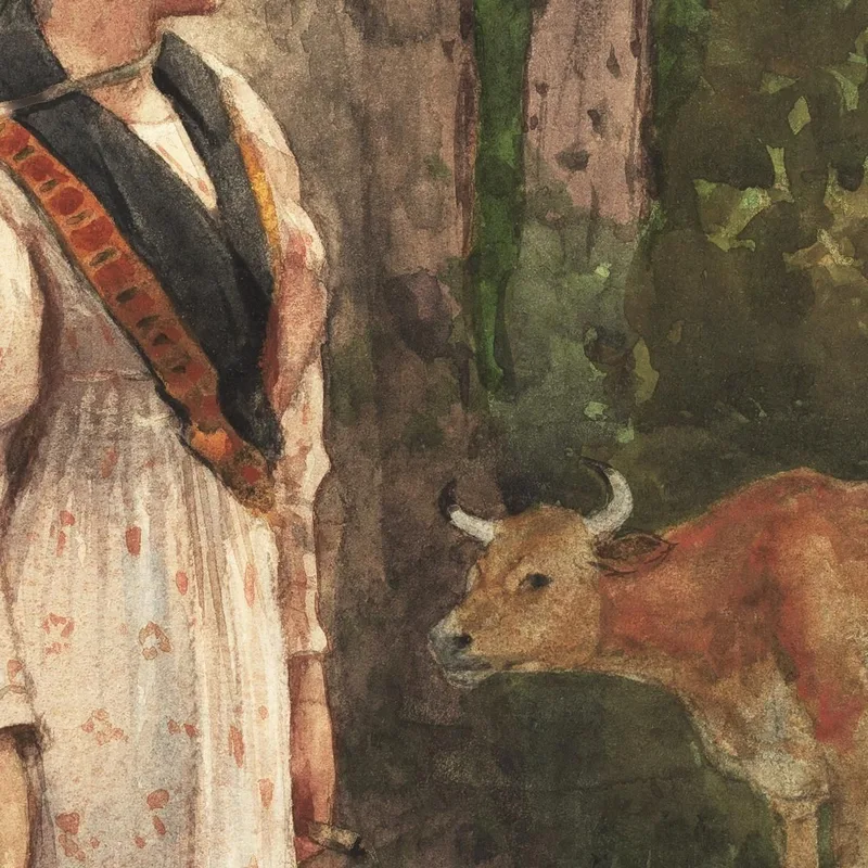 La Laitière Winslow Homer