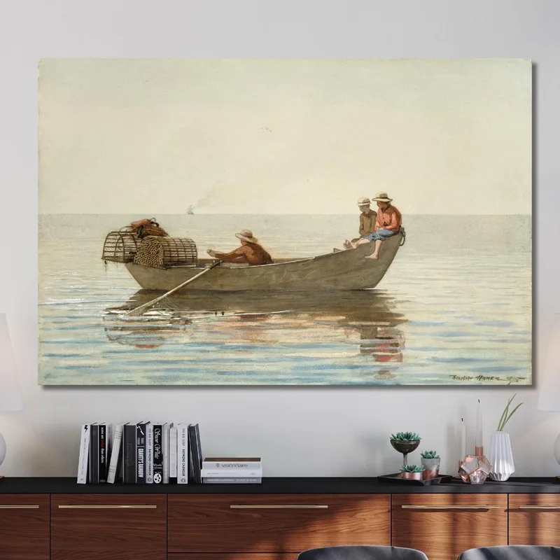 Tre Ragazzi In Un Dory Con Nasse Per Aragosta Winslow Homer