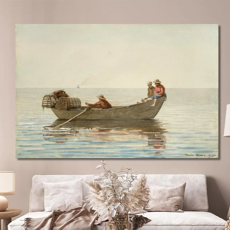 Tre Ragazzi In Un Dory Con Nasse Per Aragosta Winslow Homer