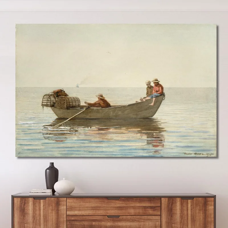 Tre Ragazzi In Un Dory Con Nasse Per Aragosta Winslow Homer