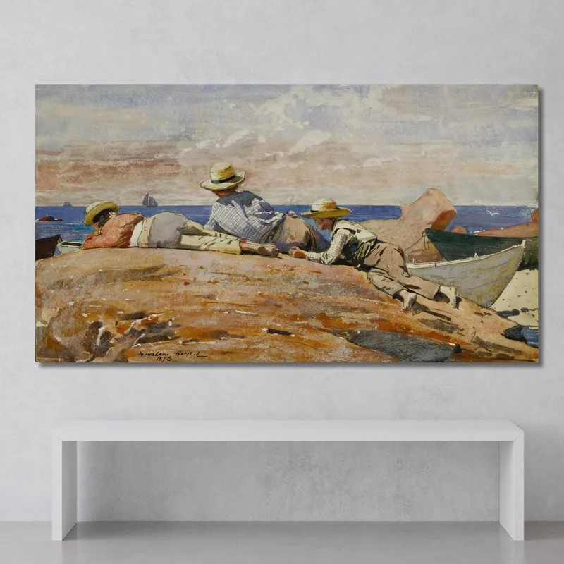 Tre Ragazzi Sulla Riva Winslow Homer