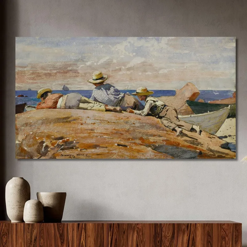 Tre Ragazzi Sulla Riva Winslow Homer