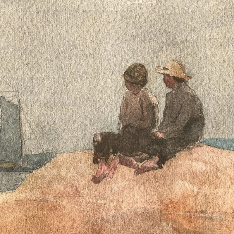 Due Ragazzi Che Guardano Le Golette Winslow Homer