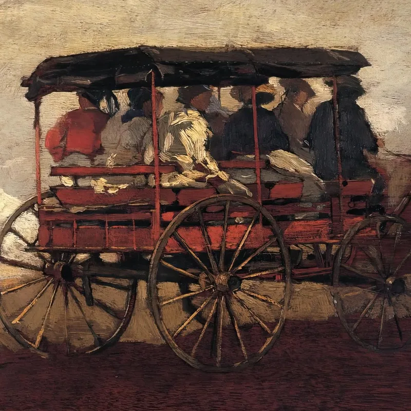 Weißer Bergwagen Winslow Homer