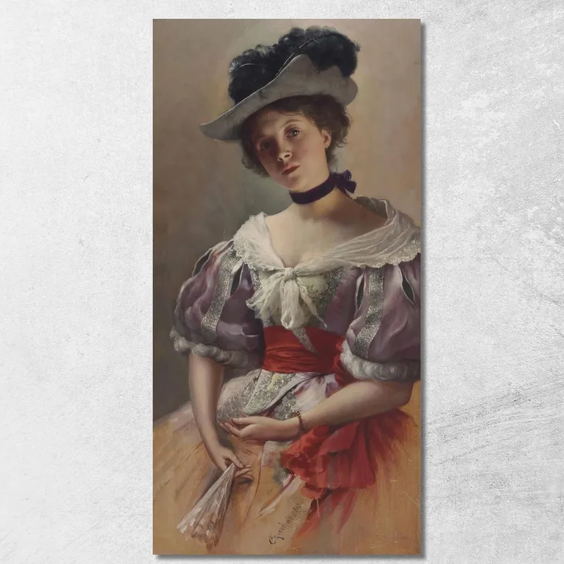 Giovane E Bella Władysław Czachórski quadro stampa su tela