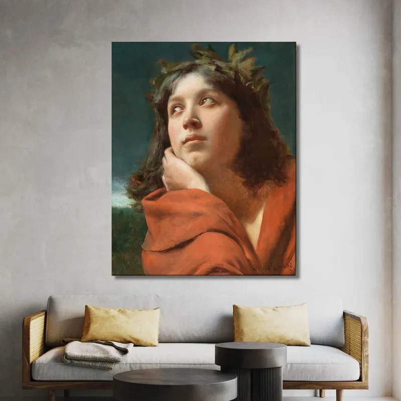 Ritratto Di Una Ragazza Con La Corona Di Alloro Władysław Czachórski