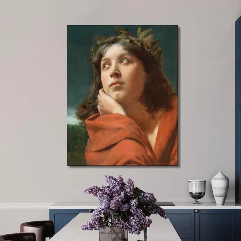 Ritratto Di Una Ragazza Con La Corona Di Alloro Władysław Czachórski