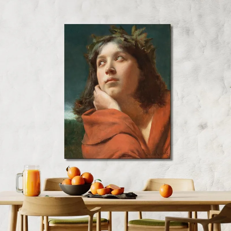 Ritratto Di Una Ragazza Con La Corona Di Alloro Władysław Czachórski