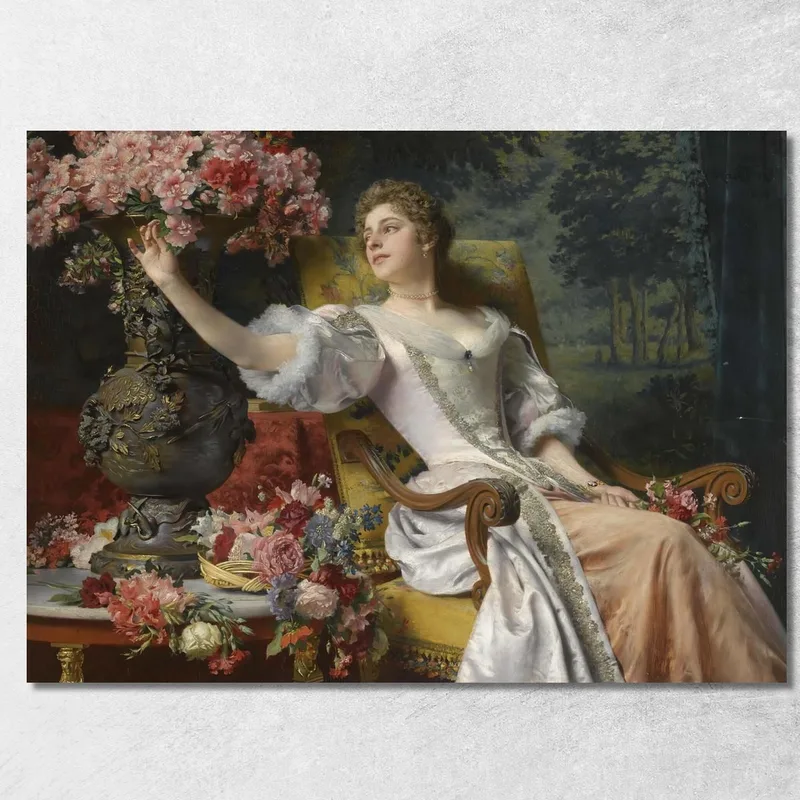 Il Fiore Della Giovinezza Władysław Czachórski quadro stampa su tela