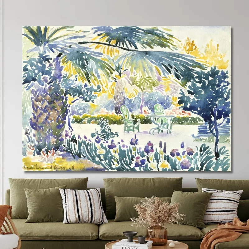 Jardín Del Pintor En Saint Clair Henri Edmond Cross