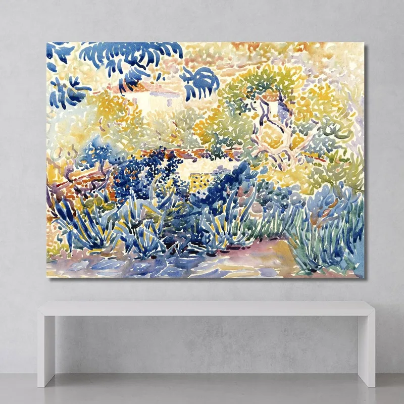 Der Garten Des Künstlers In Saint-Clair Henri Edmond Cross