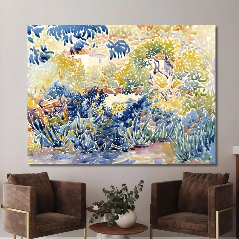 Der Garten Des Künstlers In Saint-Clair Henri Edmond Cross