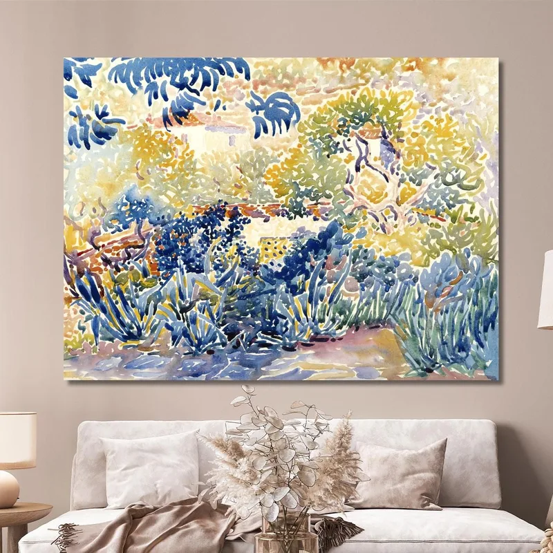 Der Garten Des Künstlers In Saint-Clair Henri Edmond Cross
