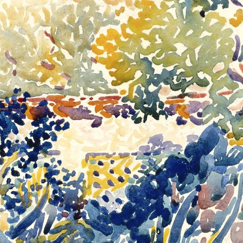 Der Garten Des Künstlers In Saint-Clair Henri Edmond Cross
