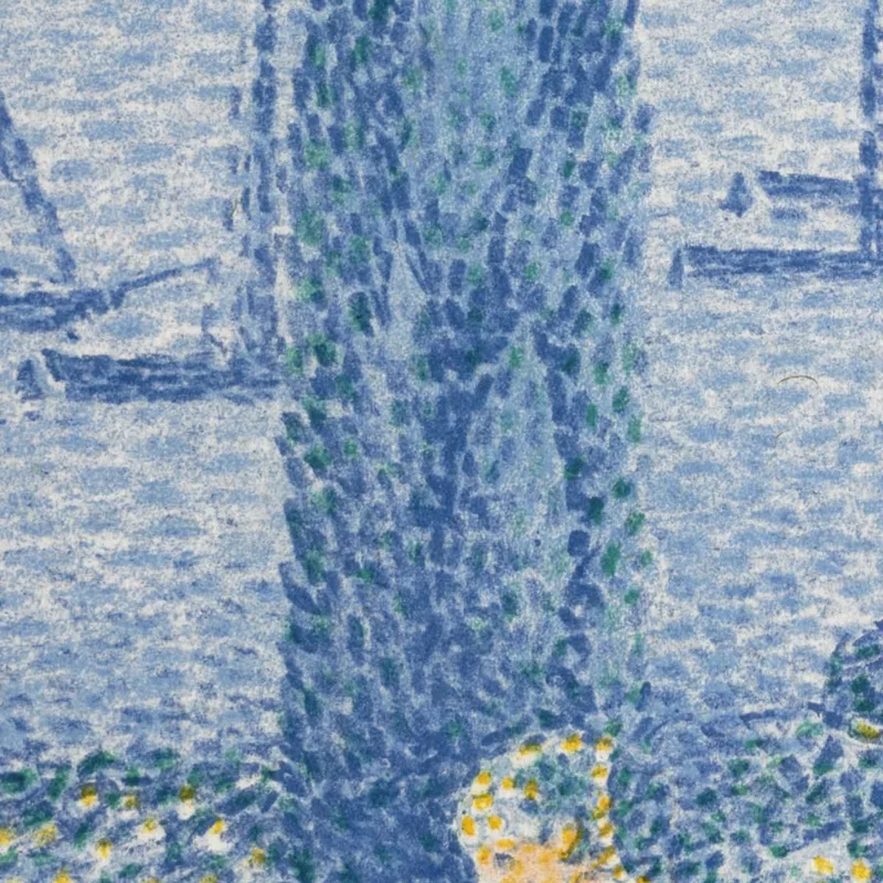 The Promenade Landscape With Cypresses Henri Edmond Cross