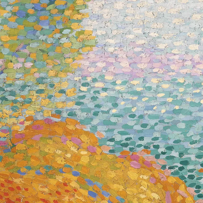 Due Donne Sulla Riva Henri Edmond Cross