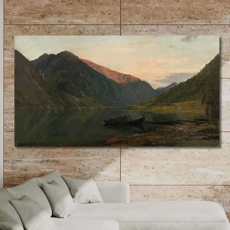 Ambiance Du Soir Fjærland Amaldus Nielsen