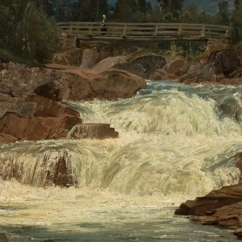 Chute De Hornindal Nordfjord Amaldus Nielsen