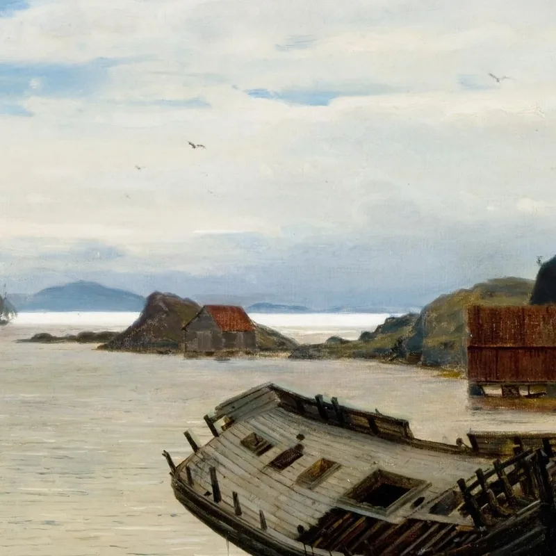 Wreck Of A Jakt Ølve Amaldus Nielsen