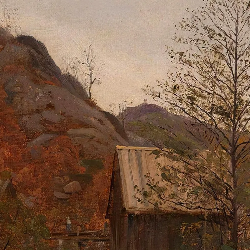 Moulin À Frostestad Près De Mandal Amaldus Nielsen