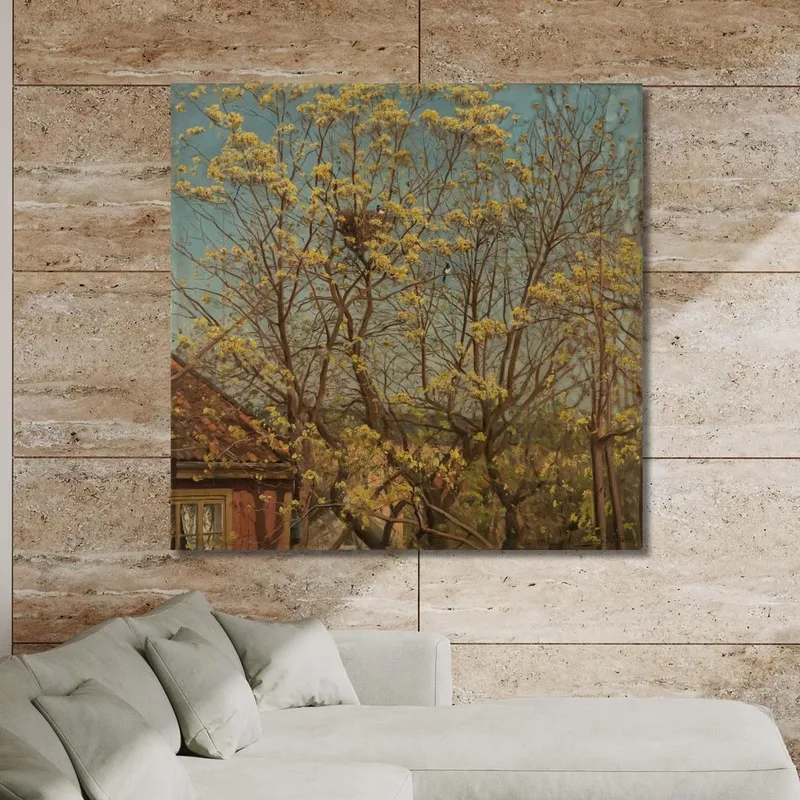 Voisins. Motif Depuis La Fenêtre De L'Atelier Majorstuveien 8 Amaldus Nielsen
