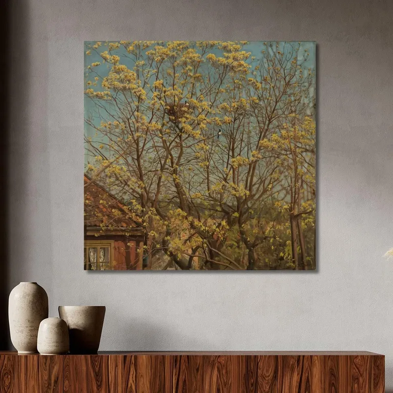 Voisins. Motif Depuis La Fenêtre De L'Atelier Majorstuveien 8 Amaldus Nielsen