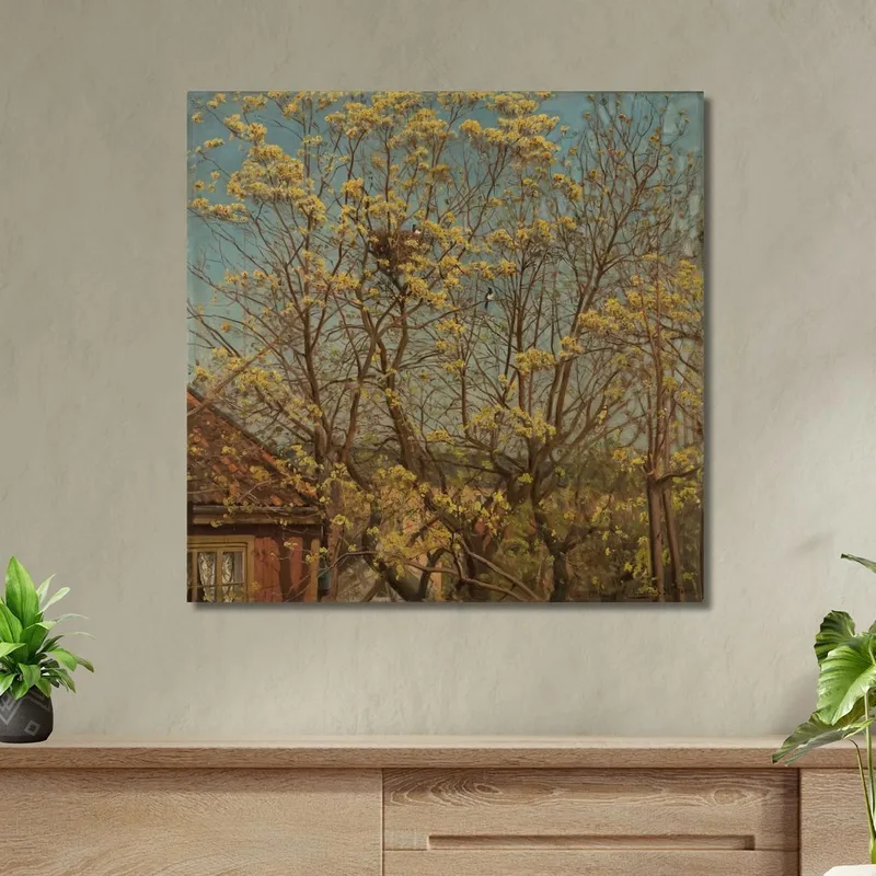 Voisins. Motif Depuis La Fenêtre De L'Atelier Majorstuveien 8 Amaldus Nielsen