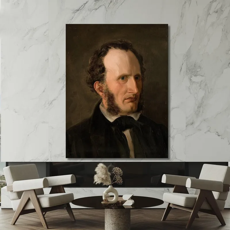 Porträt Des Bruders Des Künstlers Harald Amaldus Nielsen