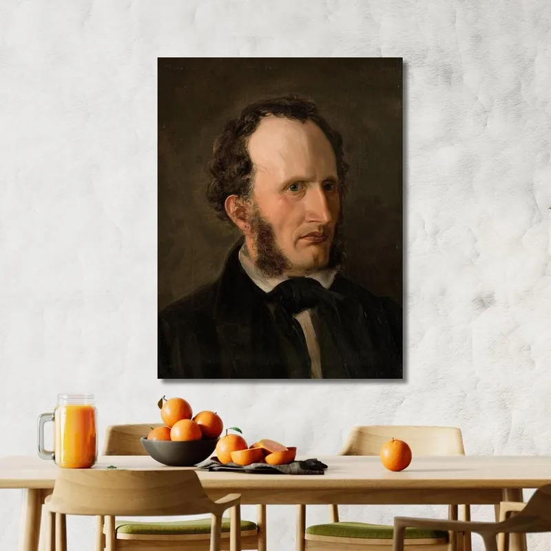 Porträt Des Bruders Des Künstlers Harald Amaldus Nielsen