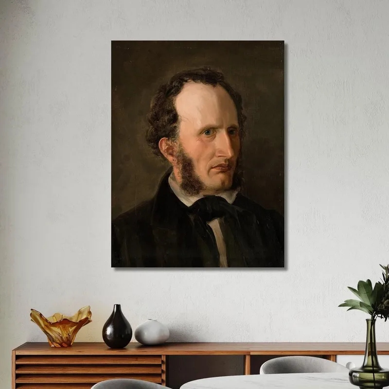 Porträt Des Bruders Des Künstlers Harald Amaldus Nielsen