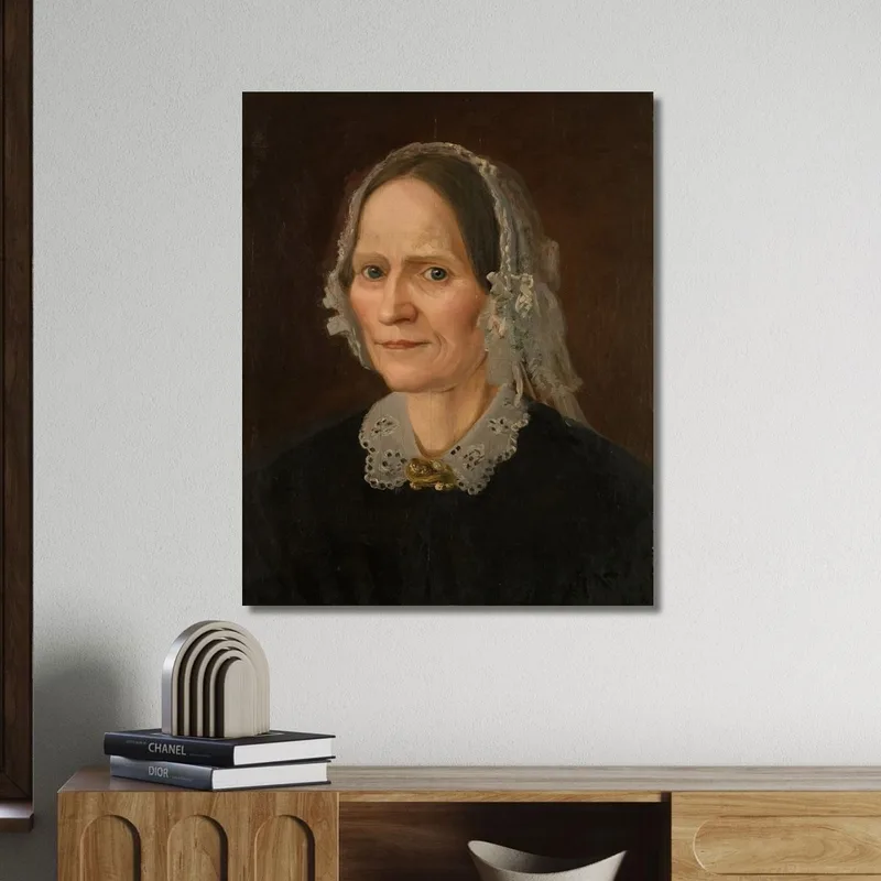 Porträt Der Mutter Des Künstlers Amaldus Nielsen