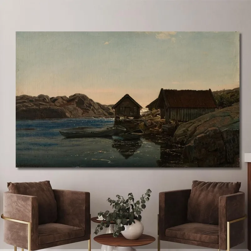 Bootshäuser Lindesnes Amaldus Nielsen