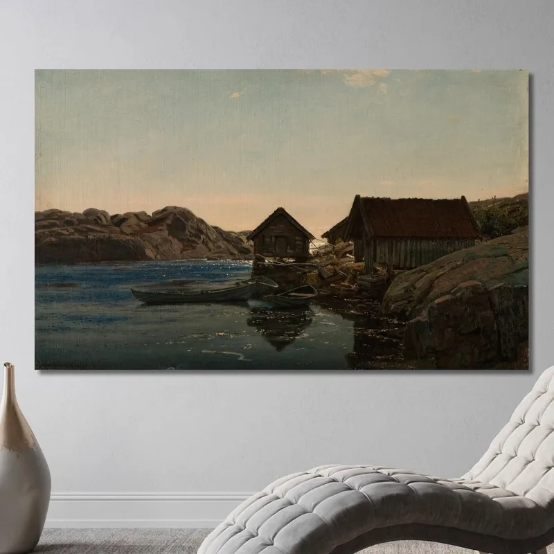 Bootshäuser Lindesnes Amaldus Nielsen