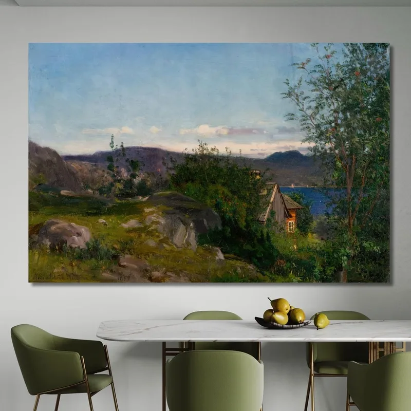 Bei Gjermundshavn Hardanger Amaldus Nielsen