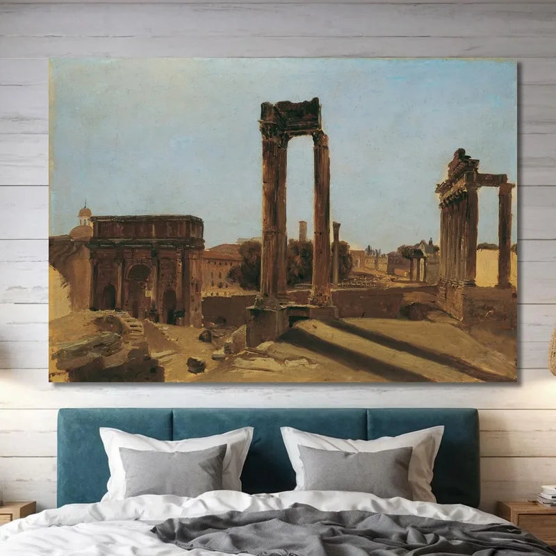 Le Das Al Foro Romano Carl Blechen