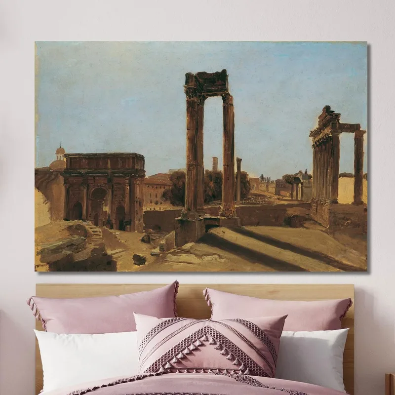 Le Das Al Foro Romano Carl Blechen