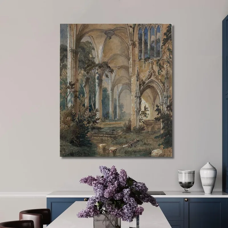 Ruinas De Una Iglesia Gótica Carl Blechen
