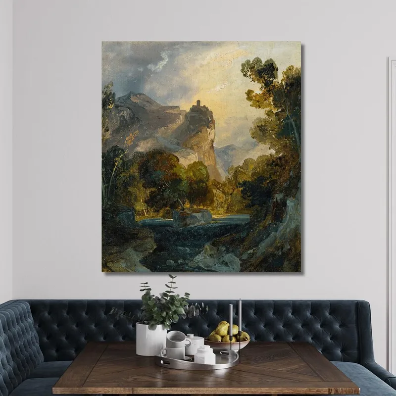 Paisaje Italiano Carl Blechen
