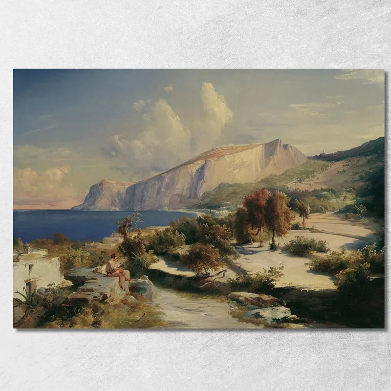 Tarde En Capri Carl Blechen cuadro en lienzo