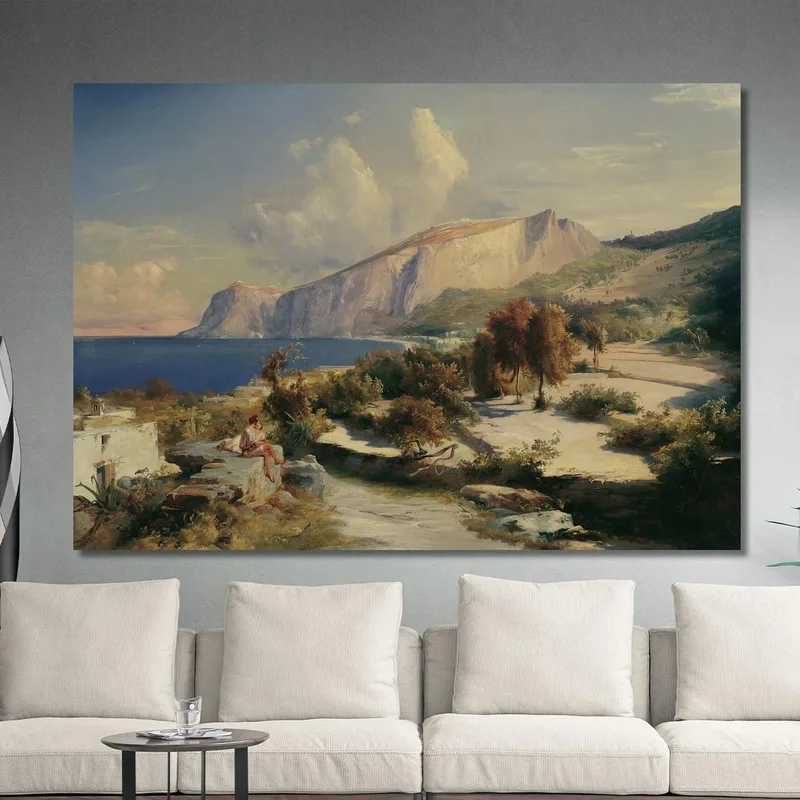 Tarde En Capri Carl Blechen
