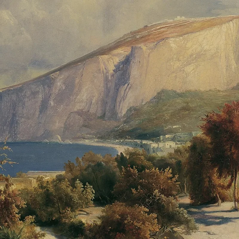 Tarde En Capri Carl Blechen
