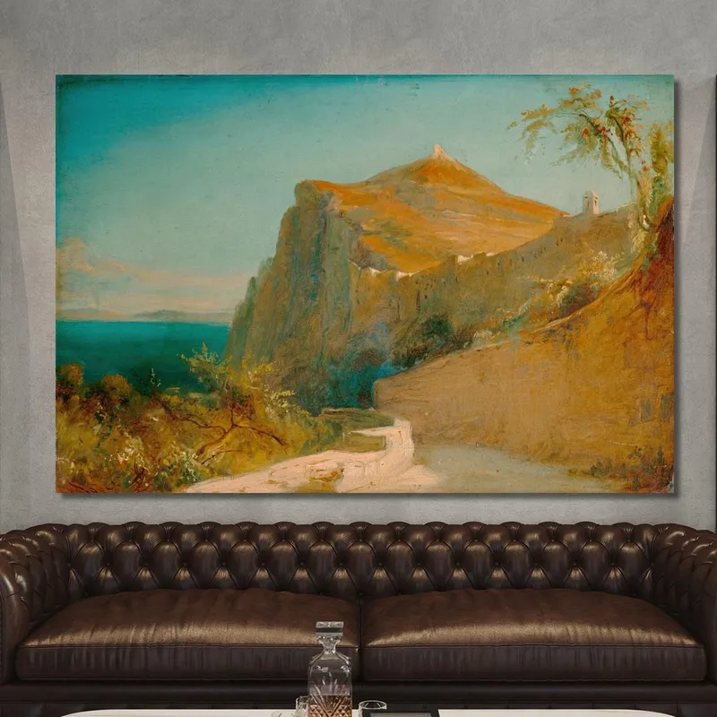 Tiberio Se Luce En Capri Carl Blechen