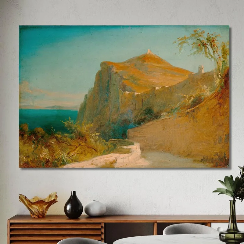 Tiberio Se Luce En Capri Carl Blechen
