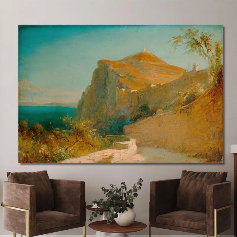Tiberio Se Luce En Capri Carl Blechen